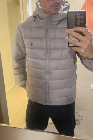 Plumífero Ralph Lauren Gris Talla XL