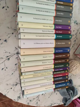 Colección de 140 libros novelas siglo XX El Mundo