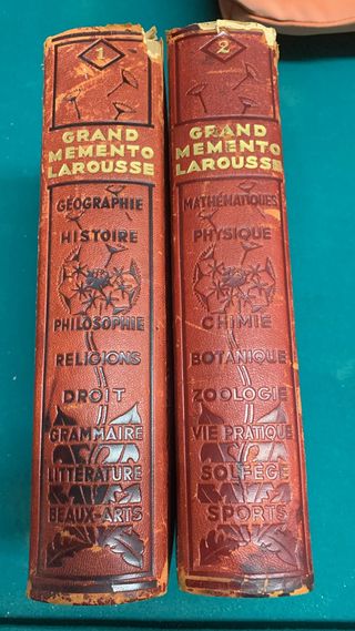 Lote de 6 libros Larousse y Memento