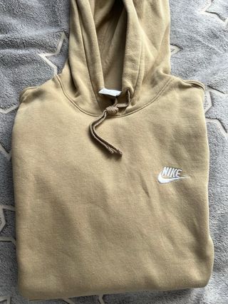 Sudadera Nike Beige con Capucha