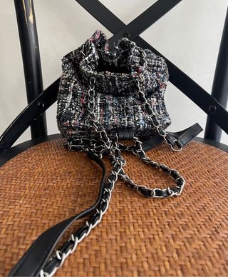 Mochila Zara Tweed Multicolor