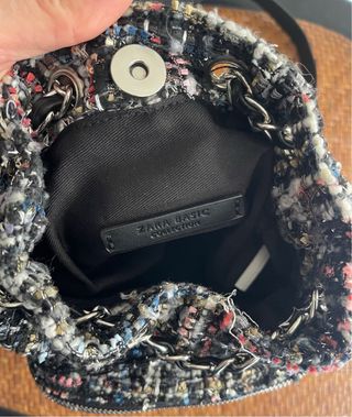 Mochila Zara Tweed Multicolor