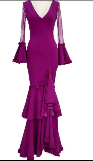 Traje Flamenca Plumeti Tallas XS a XXL