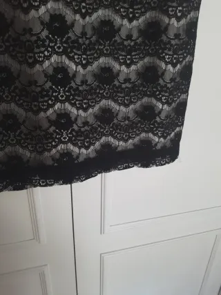 Vestido Zendra Negro y Blanco