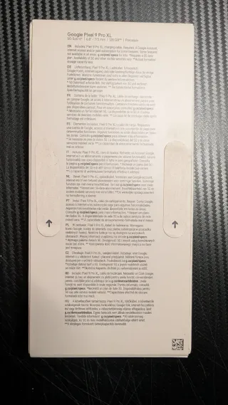 Google Pixel 9 Pro XL de 128Gb Nuevo