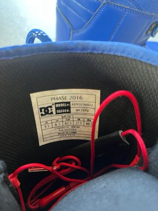 Botas Snowboard DC Talla 42.5 Azul