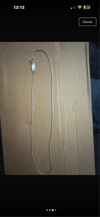 Cadena Serpiente Plata Ley 925 Tous