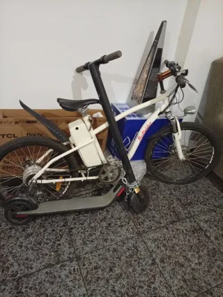 Bicicleta Bostonbikes blanca