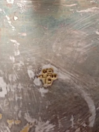 Azucarero con cuchara y tapa decorada