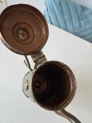 Tetera Vintage Cobre Decorada