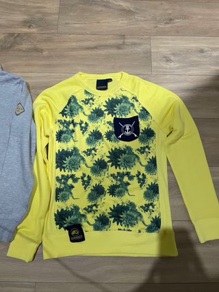 Lote 2 Sudaderas Gris y Amarilla