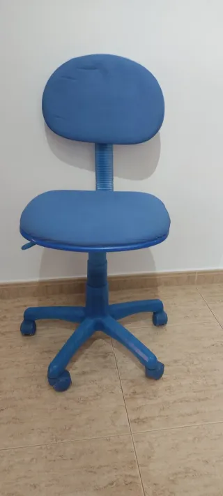 Silla de escritorio azul