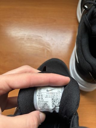 Zapatillas Nike Running Negras Talla 40