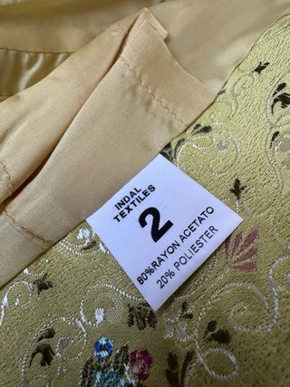 Chaleco fallero bebé talla 2 ¡NEGOCIABLE!