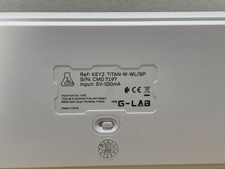 Teclado Mecánico G-Lab Keyz Titanium Español