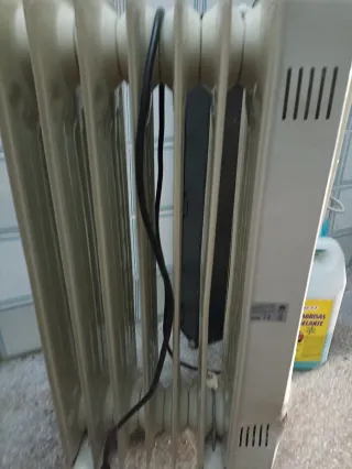 Radiador de aceite blanco