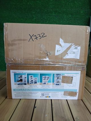 6 Cajas zapatero AKTIVE, 35x27x18,5cm