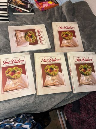Colección de 5 libros de recetas
