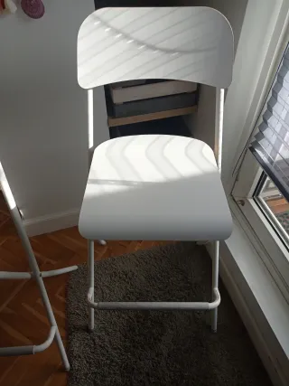 Taburete Ikea Blanco Asiento 74cm