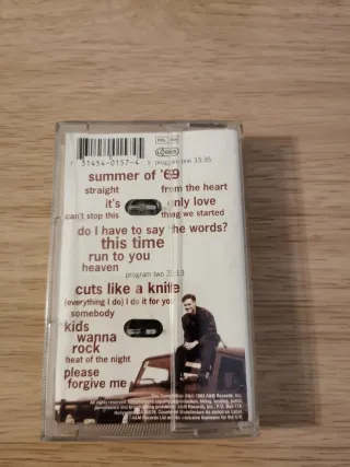 Casete Bryan Adams So Far So Good