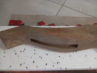 Giogo per buoi in legno intagliato a mano