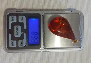 Ciondolo Ambra Oro Giallo 750