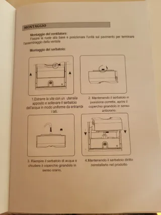 Ventilatore Zephir con nebulizzatore