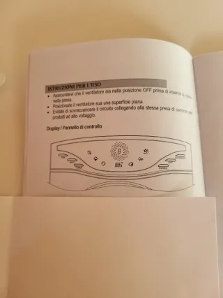 Ventilatore Zephir con nebulizzatore