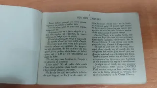Cancionero Cançons Flor de Llavi 1955.