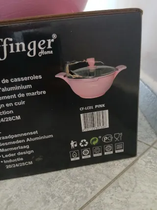 Set 3 Casseruole Cheffinger Rosa