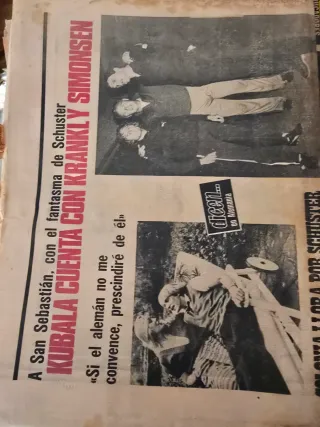 Espectacular lote de periódicos antiguos.