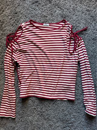 Top rayas manga larga Noon