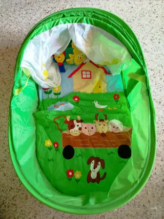 Cuco/Cuna de viaje plegable con protección UV