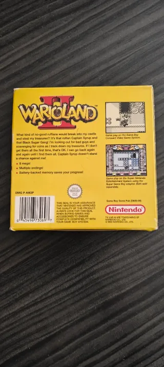 Wario Land 2 Nintendo Game Boy