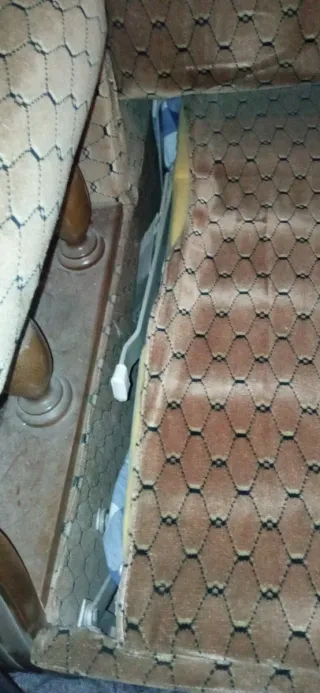 Sofá cama y 2 sillones tela