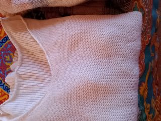 Lote 5 jerseys lana rosa y blanco