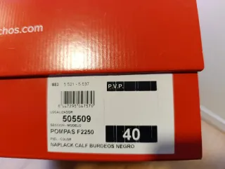 Botines Fluchos Charol Talla 40