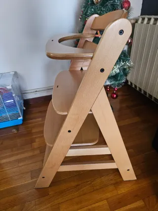 Trona evolutiva bebé Hauck madera