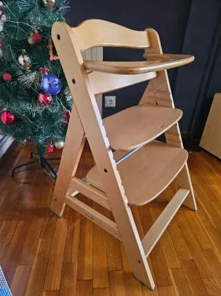 Trona evolutiva bebé Hauck madera