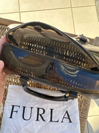 Bolso Furla Candy Bag Negro ahumado