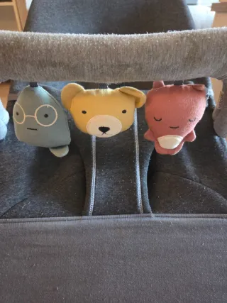 Hamaquita BabyBjörn Gris con juguete