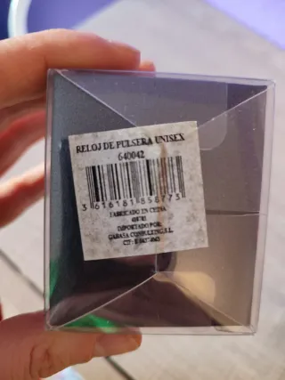 Reloj Geneva Hombre Azul y Plateado