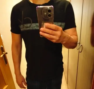 Camiseta Calvin Klein Hombre Talla XL Negra