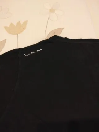 Camiseta Calvin Klein Hombre Talla XL Negra