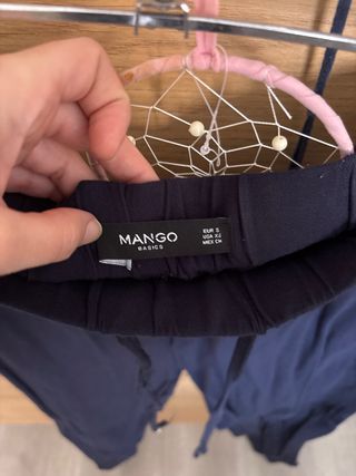 Pantalones sueltos azul marino