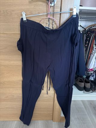 Pantalones sueltos azul marino