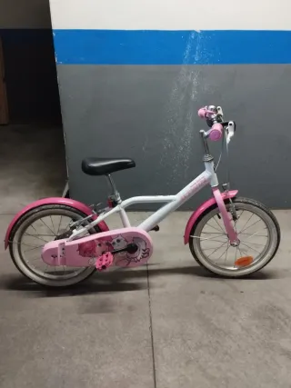 Bicicleta infantil niña rosa