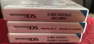 3 Giochi Nintendo DS: Mici Amici, Veterinario, Coc