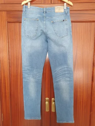 Pantalón vaquero Springfield azul w30 slim
