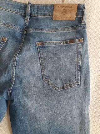Pantalón vaquero Springfield azul w30 slim